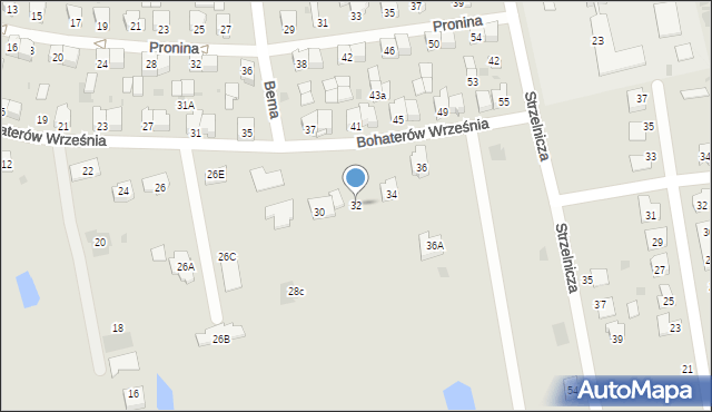 Bielsk Podlaski, Bohaterów Września, 32, mapa Bielsk Podlaski