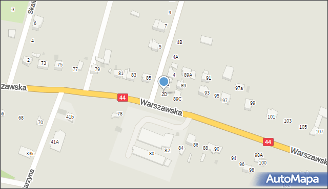 Bieruń, Bogusławskiego Wojciecha, 2D, mapa Bieruń