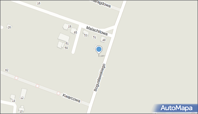 Bieruń, Bogusławskiego Wojciecha, 45, mapa Bieruń