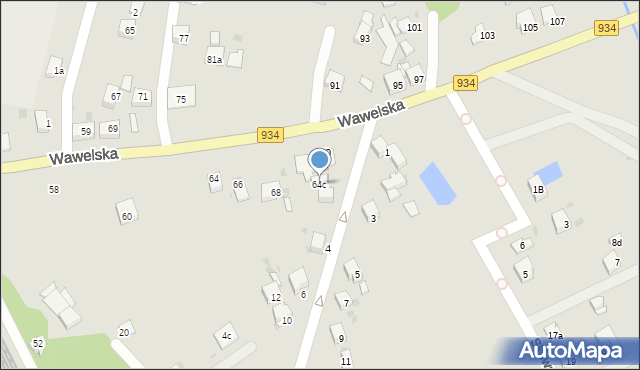 Bieruń, Bohaterów Westerplatte, 64c, mapa Bieruń
