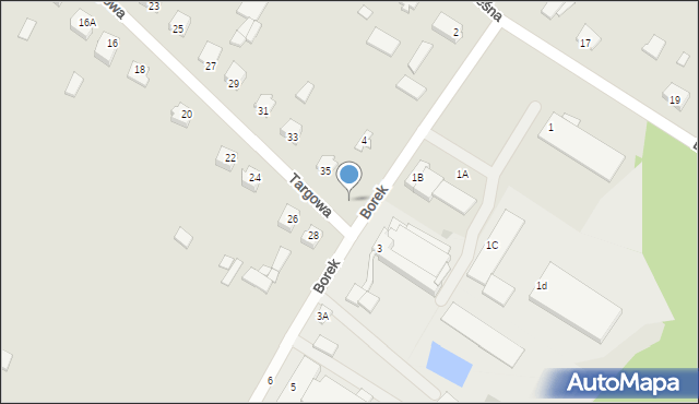 Bieżuń, Borek, 4a, mapa Bieżuń