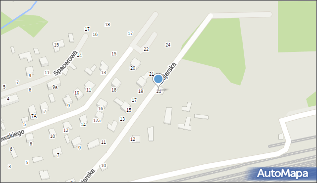 Biłgoraj, Bojarska, 14, mapa Biłgoraj