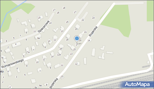 Biłgoraj, Bojarska, 17, mapa Biłgoraj