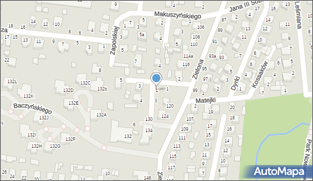 Biłgoraj, Borowskiego Tadeusza, 1, mapa Biłgoraj