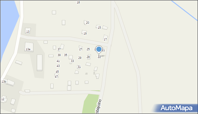 Bobięcino, Bobięcino, 22, mapa Bobięcino