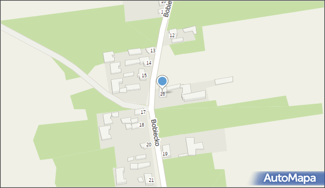 Bobiecko, Bobiecko, 16, mapa Bobiecko