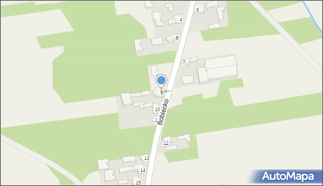 Bobiecko, Bobiecko, 9, mapa Bobiecko