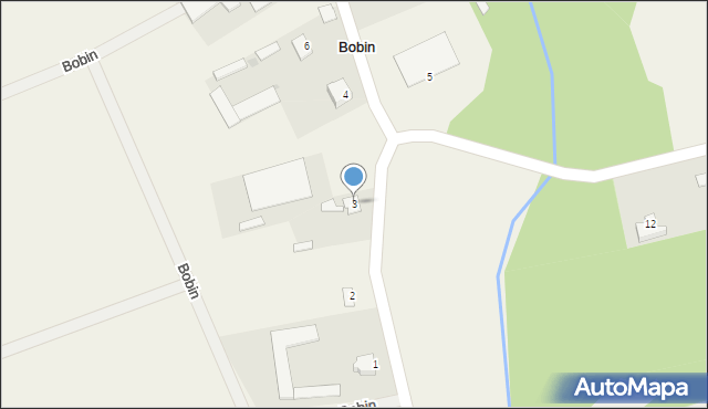 Bobin, Bobin, 3, mapa Bobin