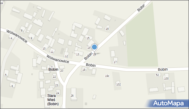 Bobin, Bobin, 18, mapa Bobin