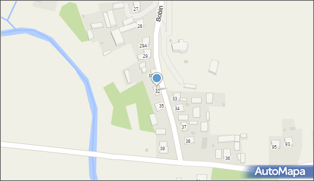 Bobin, Bobin, 32, mapa Bobin