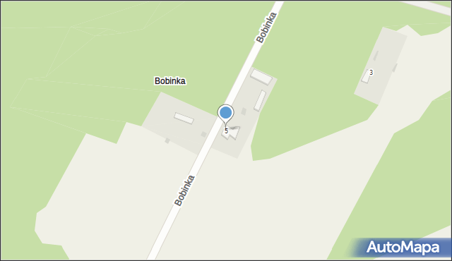 Bobinka, Bobinka, 5, mapa Bobinka