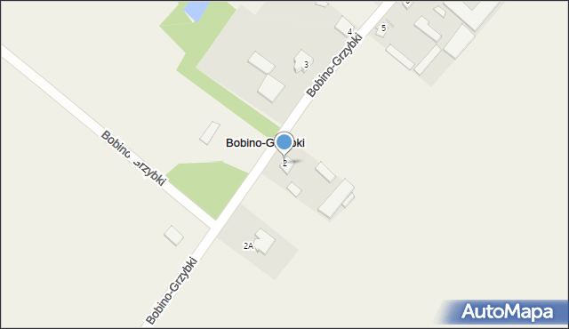Bobino-Grzybki, Bobino-Grzybki, 2, mapa Bobino-Grzybki