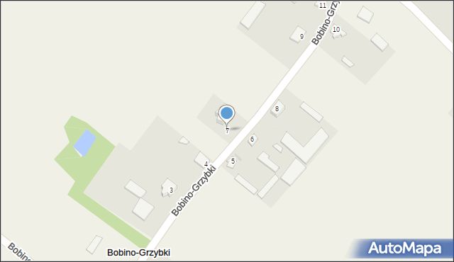Bobino-Grzybki, Bobino-Grzybki, 7, mapa Bobino-Grzybki