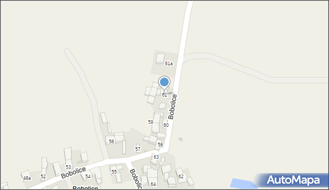 Bobolice, Bobolice, 61, mapa Bobolice