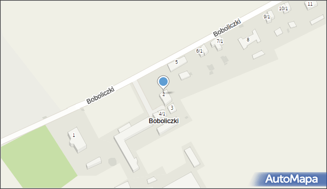 Boboliczki, Boboliczki, 2, mapa Boboliczki