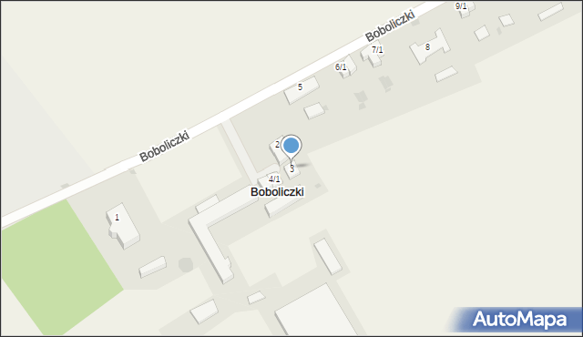 Boboliczki, Boboliczki, 3, mapa Boboliczki