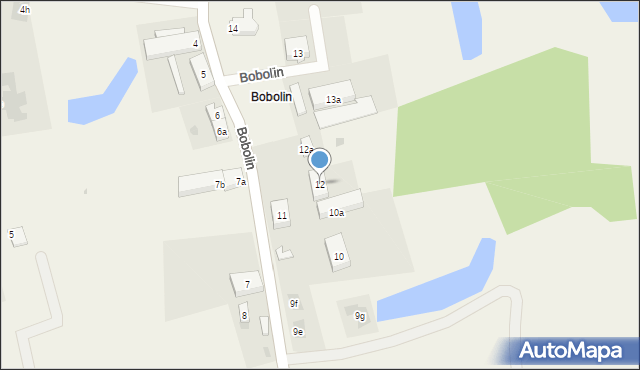 Bobolin, Bobolin, 12, mapa Bobolin
