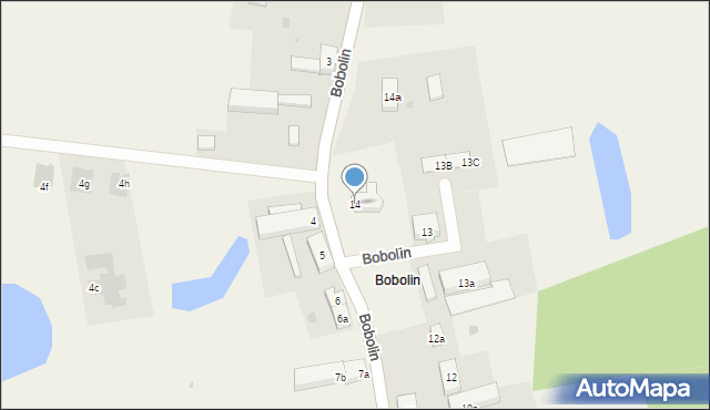 Bobolin, Bobolin, 14, mapa Bobolin