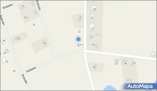 Bobolin, Bobolin, 21, mapa Bobolin