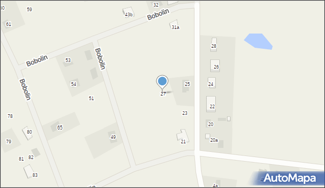 Bobolin, Bobolin, 27, mapa Bobolin