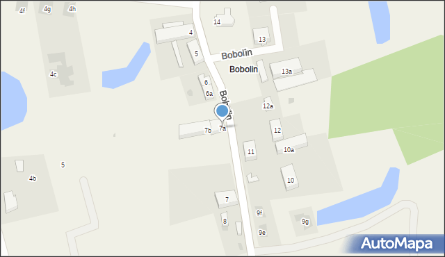 Bobolin, Bobolin, 7a, mapa Bobolin