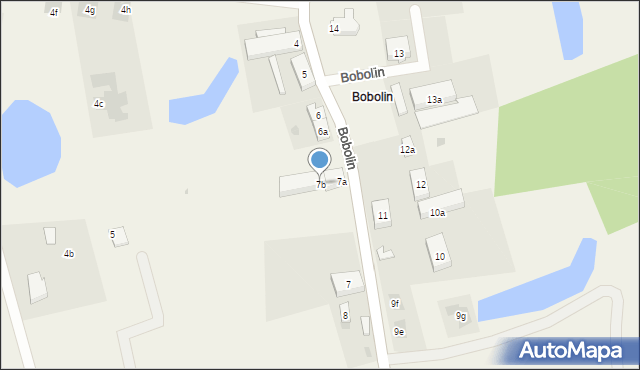 Bobolin, Bobolin, 7b, mapa Bobolin