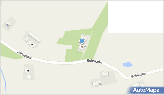 Boboszów, Boboszów, 68, mapa Boboszów