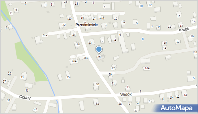 Bobowa, Bohaterów Bobowej, 25, mapa Bobowa