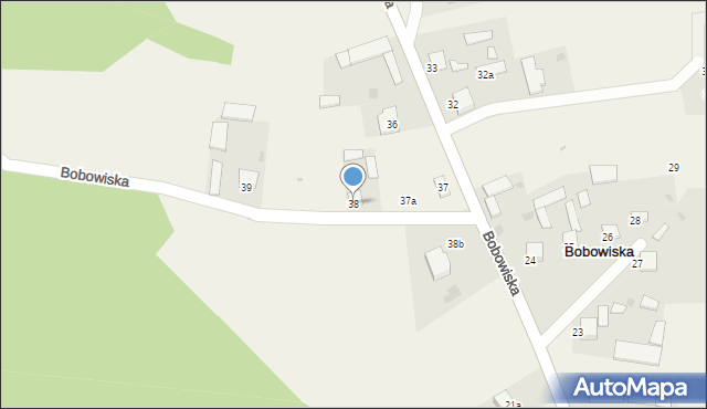 Bobowiska, Bobowiska, 38, mapa Bobowiska