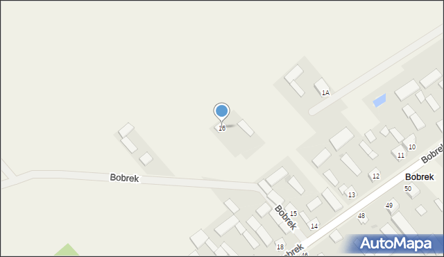 Bobrek, Bobrek, 16, mapa Bobrek