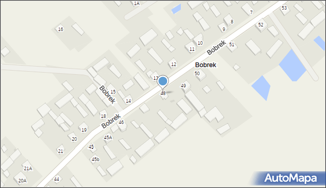 Bobrek, Bobrek, 48, mapa Bobrek