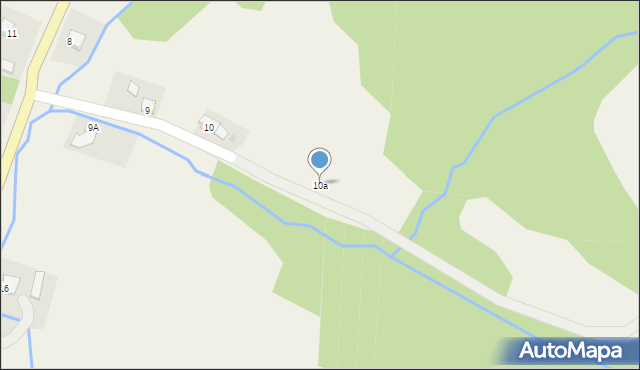 Bóbrka, Bóbrka, 10a, mapa Bóbrka