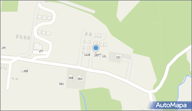 Bóbrka, Bóbrka, 160, mapa Bóbrka