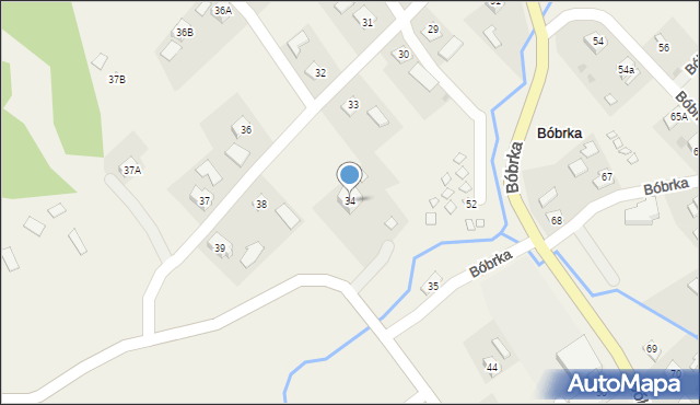 Bóbrka, Bóbrka, 34, mapa Bóbrka