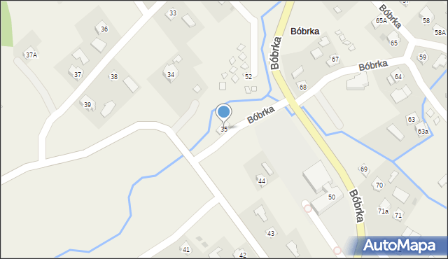 Bóbrka, Bóbrka, 35, mapa Bóbrka