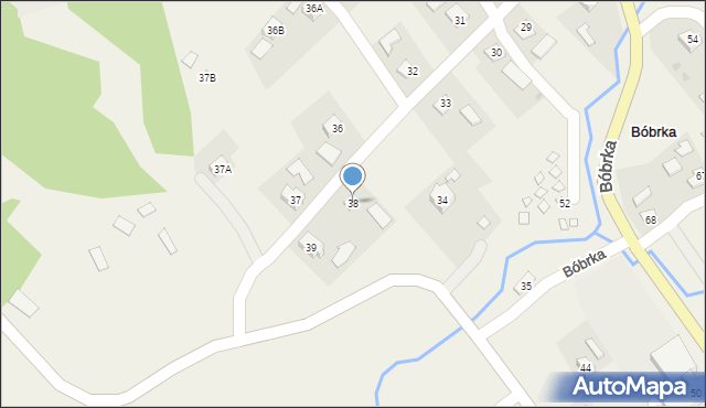 Bóbrka, Bóbrka, 38, mapa Bóbrka