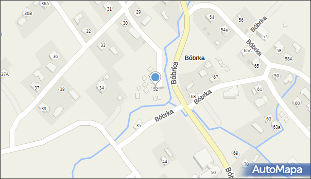 Bóbrka, Bóbrka, 52, mapa Bóbrka