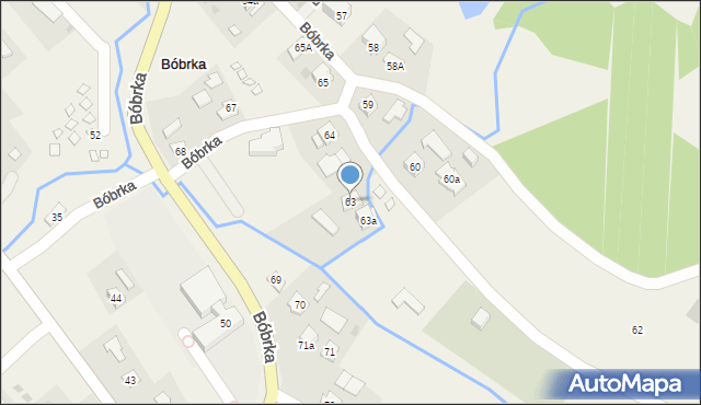Bóbrka, Bóbrka, 63, mapa Bóbrka