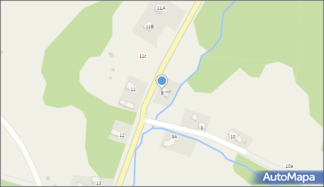 Bóbrka, Bóbrka, 8, mapa Bóbrka