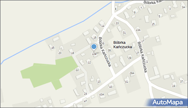 Bóbrka Kańczucka, Bóbrka Kańczucka, 12a, mapa Bóbrka Kańczucka