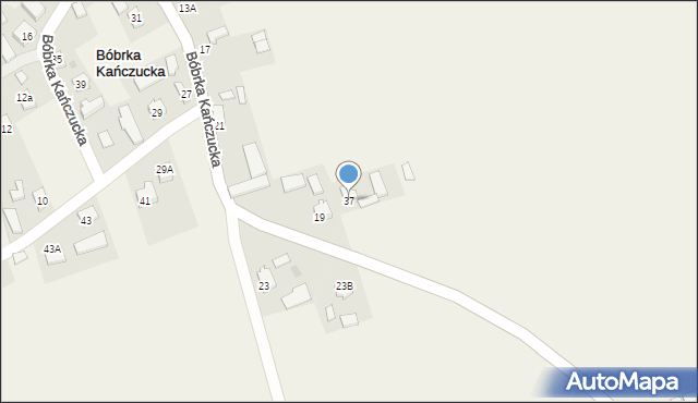 Bóbrka Kańczucka, Bóbrka Kańczucka, 37, mapa Bóbrka Kańczucka