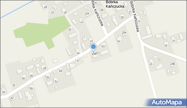 Bóbrka Kańczucka, Bóbrka Kańczucka, 43A, mapa Bóbrka Kańczucka