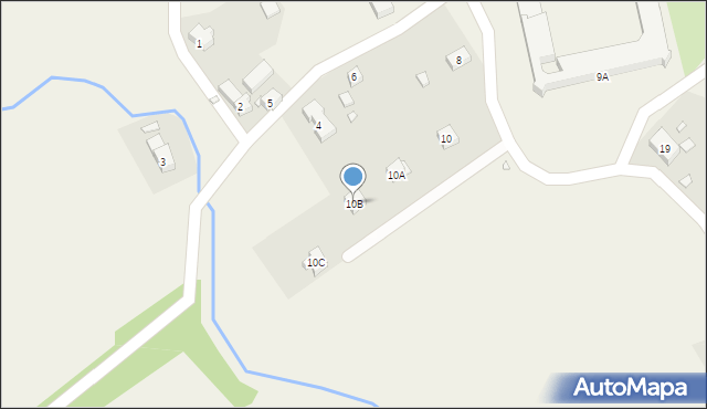 Bobrów, Bobrów, 10B, mapa Bobrów