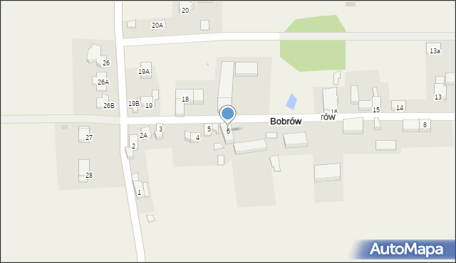 Bobrów, Bobrów, 6, mapa Bobrów