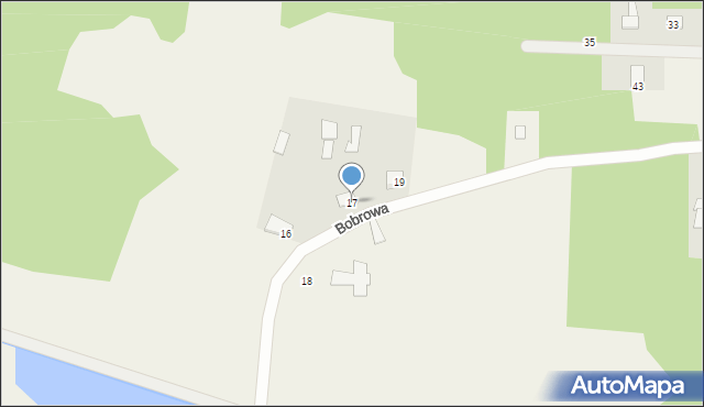 Bobrowa, Bobrowa, 17, mapa Bobrowa