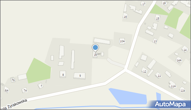 Bobrowa, Bobrowa, 10, mapa Bobrowa