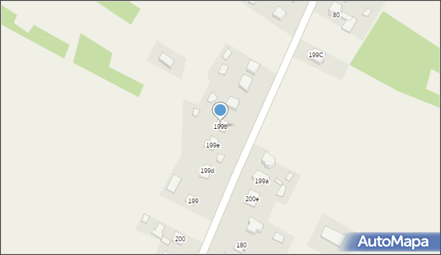 Bobrowa, Bobrowa, 199b, mapa Bobrowa