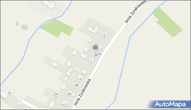 Bobrowa, Bobrowa, 1a, mapa Bobrowa
