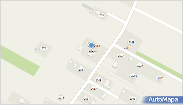 Bobrowa, Bobrowa, 205a, mapa Bobrowa