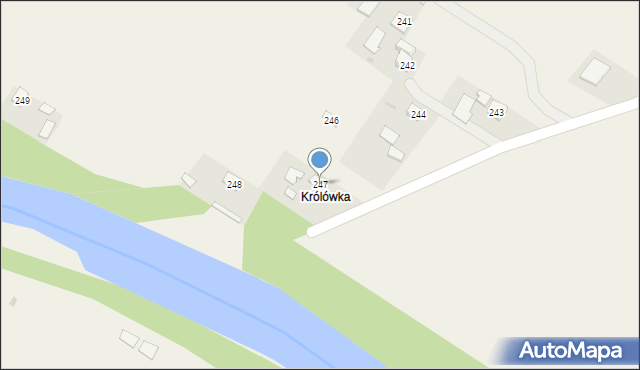 Bobrowa, Bobrowa, 247, mapa Bobrowa